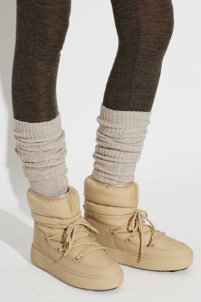 Moon Boot MB LTRACK LOW NYLON WP Snow Boots, Womens, Beige