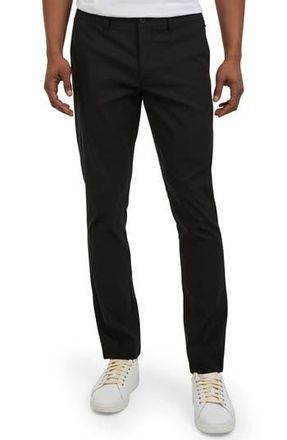 DKNY Essential Tech Slim Chino Pants in Black at Nordstrom Rack, Size 33 X 29
