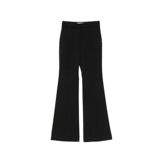 Sportmax Hangar Pressed-crease Flared Trousers