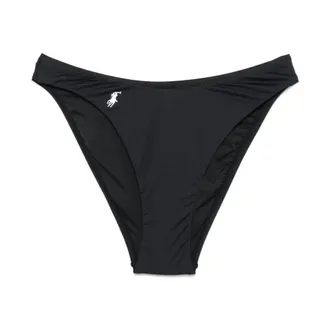 Polo Ralph Lauren Bikinis, female, Black, Size: S Black Sea Clothing Beach Style