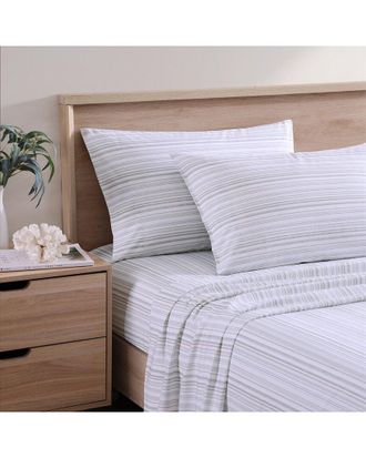 Tommy Bahama Kahanu Stripe 100% Cotton Percale Sheet Set