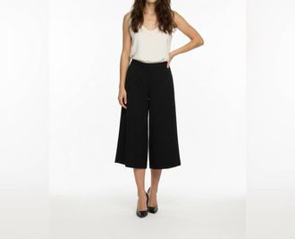 Vince Camuto High Waist Wide Leg Pants In Black