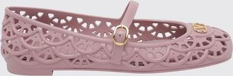 Valentino Garavani Ballerine Mary Jane Ondette in gomma traforata con VLogo
