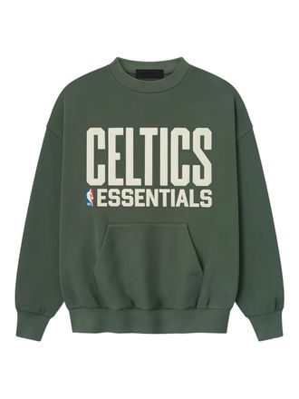 Fear of God Shamrock met grafische ronde hals - Groen