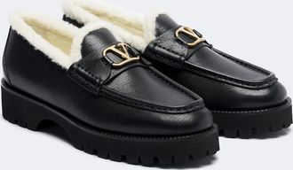 Valentino Garavani VLogo leather loafers