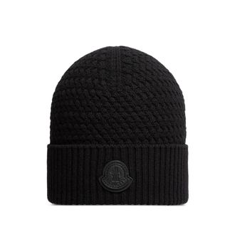 Moncler Logo-patch Beanie Hat