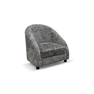 Konte Design Sill&oacute;n de tela gris bajo