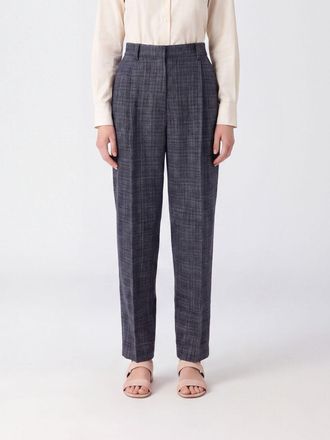 Fabiana Filippi Pantaloni straight in pura lana vergine a vita alta