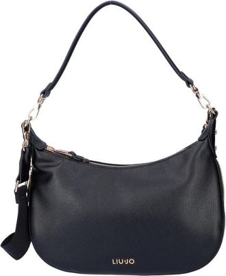Liu Jo Tassen, Dames, Zwart, ONE Size, Elegante Zwarte Schoudertas