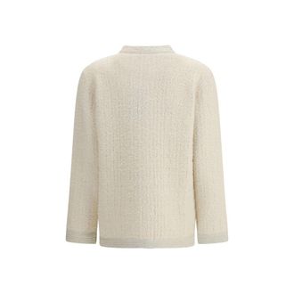 Gucci Womens Beige Wool Cardigan Clothing