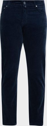 Kiton Mens Corduroy Straight Fit Five-Pocket Pants
