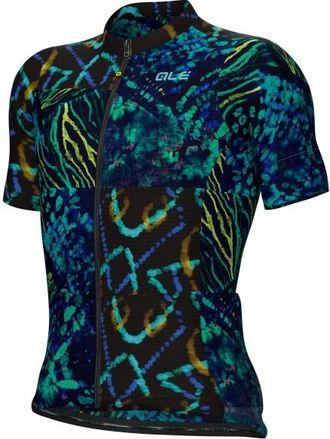 Al&eacute; Pragma Caraibi S/S Jersey Velotrikot f&uuml;r Herren | blau