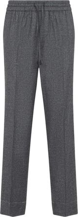 Brioni Pantaloni Asolo - - Trousers - Uomo - Grigio - L