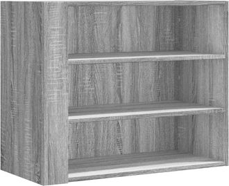 vidaXL Vidaxl - Armario de pared madera de ingeniería gris Sonoma 75x35x60 cm