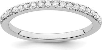 Diamond2Deal 14k Gold Lab Grown Diamond Wedding Band Ring 0.18Ct Clarity- VS Color- G-H