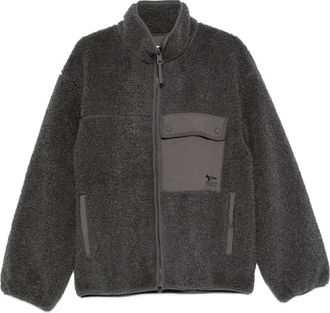 Maison Kitsun&eacute; Fleece Panelled Jacket