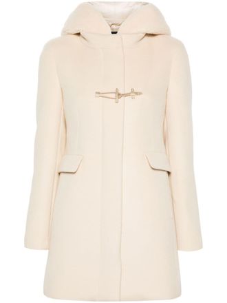 Fay Toggle coat - women - Polyamide/Polyamide/Cashmere/Virgin Wool/Polyester - M - Neutrals