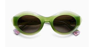 Etnia Barcelona Ampat GR Womens Sunglasses Green Size 50
