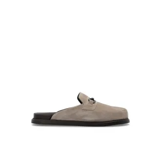 Ferragamo Mules, male, Beige, Size: 10 US Santiago Slides