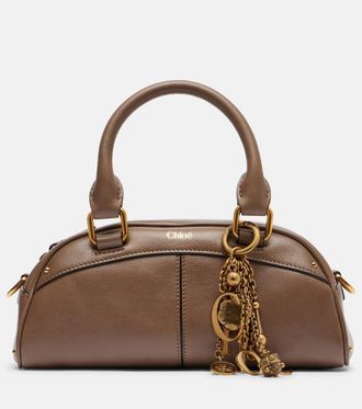 Chlo&eacute; Chloe Bowling Small leather tote bag