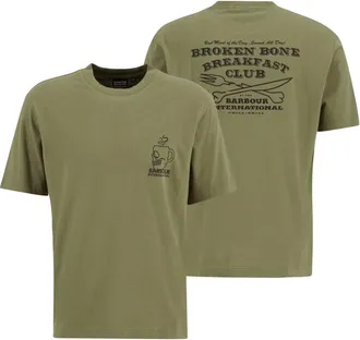 Barbour Hombre, Camisetas, Verde, Talla: M