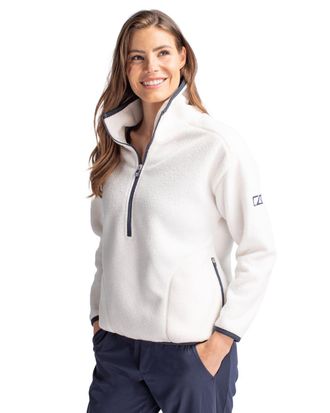Cutter & Buck Cascade Eco Womens Fleece Pullover Jacket