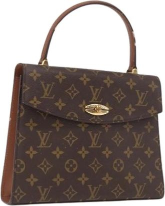 Louis Vuitton Pre-owned Vintage Canvas Handtas - Dames - Vintage Handtas - Bruin - ONE Size - Vintage