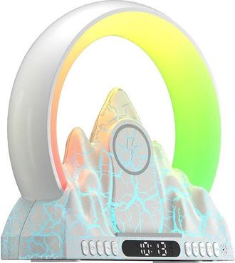 OEM Despertador Con Efecto Amanecer, Luz De Activaci&oacute;n Y 256 Colores, Cargador Inal&aacute;mbrico, Controlable Mediante Aplicaci&oacute;n Inteligente