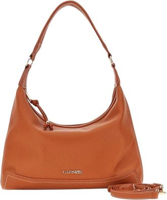 Caf&egrave;noir Tassen, Dames, Oranje, ONE Size, Leer, Sacca In