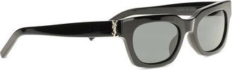 Saint Laurent Womens Black Acetate Sunglasses