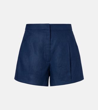 Poss&eacute; Rosalie linen shorts