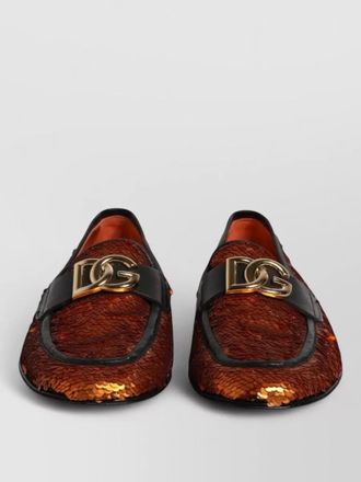 Dolce & Gabbana sequin embellished men loafers shoes
