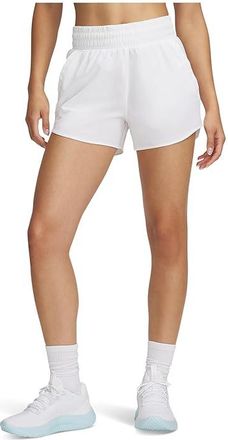 Under Armour Flex Woven 3 Inch Shorts Womens Shorts White/White : MD (US 8-10) 3, Elastane/Polyester