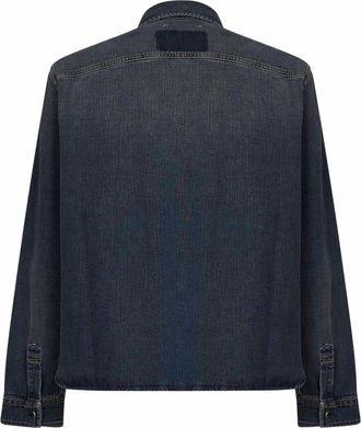 Golden Goose Mens Denim Roger Journey Shirt Blue Cotton