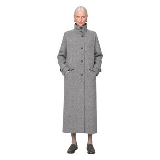 Kocca Konrad Jas - Dames - Mantels - Grijs - Maat: XS Wol