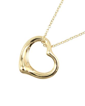 Tiffany & Co. Tiffany & Co 18K Tiffany & Co Open Heart Necklace (Authentic Pre-Loved)