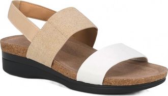 Drew Womens Maeve Sandals In Natural/white Combo