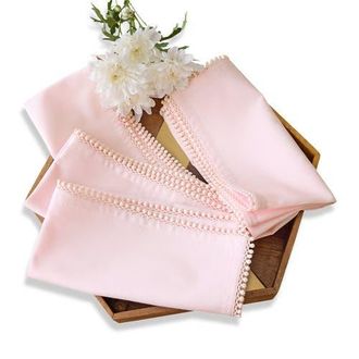 Solino Home Linen Dinner Napkins Set of 4, 20 x 20 Inch for Dining Table, Holiday and Everyday Table Decor - Maddie in Pink at Nordstrom, Size Large
