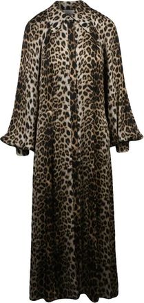 Crida Milano Chemisiere in Satin - Dames - Shirt Kleedjes - Veelkleurig - 2XS - Satijn - Kleedjes
