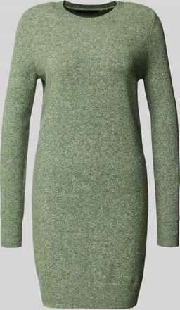 Vero Moda Figurumspielendes Strickkleid mit Rundhalsausschnitt Modell DOFFY in Oliv, Gr&ouml;&szlig;e M