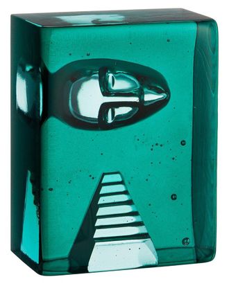 Kosta Boda Azur Stairs Petrol