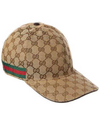 Gucci Original Gg Web Canvas Baseball Hat
