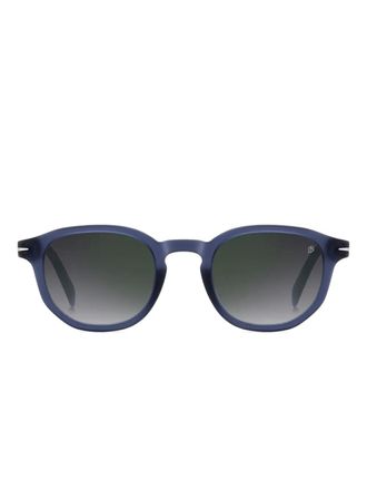 David Beckham Zonnebril met rond montuur - Blauw