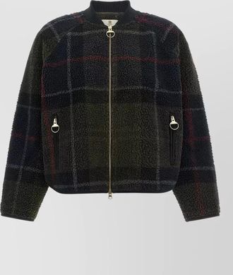 Barbour tartan fleece jacket