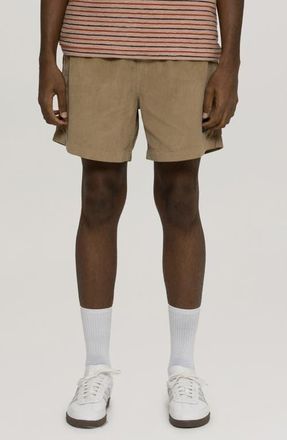 Maui and Sons Camp 84 Corduroy Walking Shorts in Tan at Nordstrom, Size Large