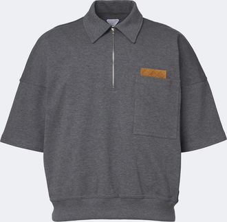 Bottega Veneta Polo de algod&oacute;n Intrecciato
