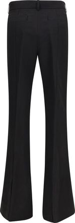 Sportmax Womens Panelled Pants Nero Viscose Trousers