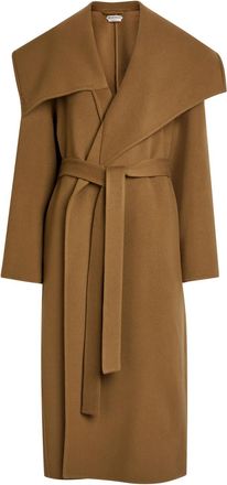 J.W.Anderson Belted Wool and Cashmere-blend Trench Coat - Brown - 12 (UK12 / M)