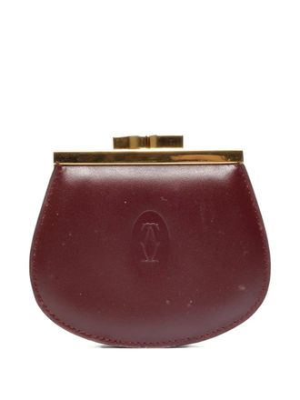 Cartier 1990-2000s leather coin case - women - Leather - One Size - Red