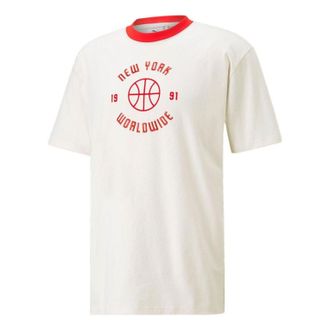 Puma x Rhuigi Graphic T-Shirt White Red 539510-65